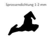 KGT Ersatzteil Sprossendichtung 2 mm für Rückwandfenster / DachfensterZubehörbild