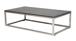 Diamond Garden Loungetisch ST. TROPEZ, Edelstahl / HPL Schiefer