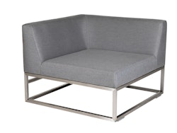 Diamond Garden Eckteil ST. TROPEZ, Edelstahl / Sunbrella (100 % Polyacryl) - Auslaufartikel