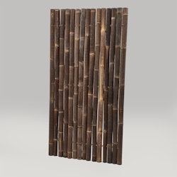 BambusBASIS Bambus Vollrohrzaun ⌀ 4-6 cm starr - Verschiedene Farben