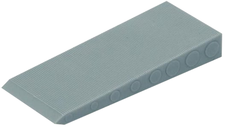 ORIGI WALLS Beton Sichtschutz Sak Justierkeil Grau 70mm - 30x10mm - 100 Stück