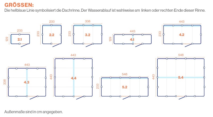 SunElements Design Gewächshaus/Sommergarten SunGarden Power mit 400 Wp Photovoltaikdach-Modulen