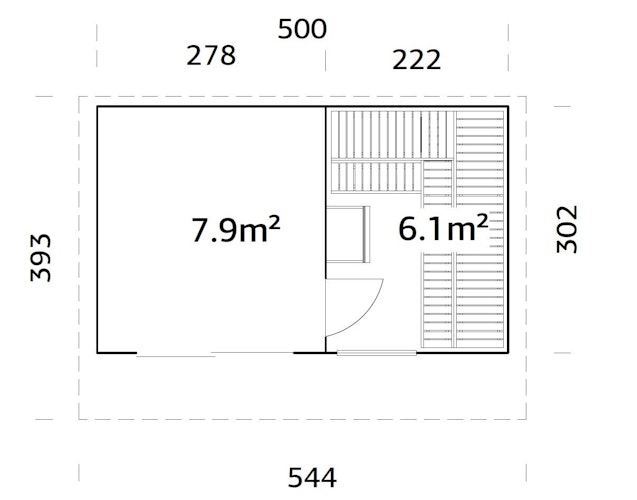 PRE:GA Black Forest Premium Sauna mit Vorraum 14 m² Bild