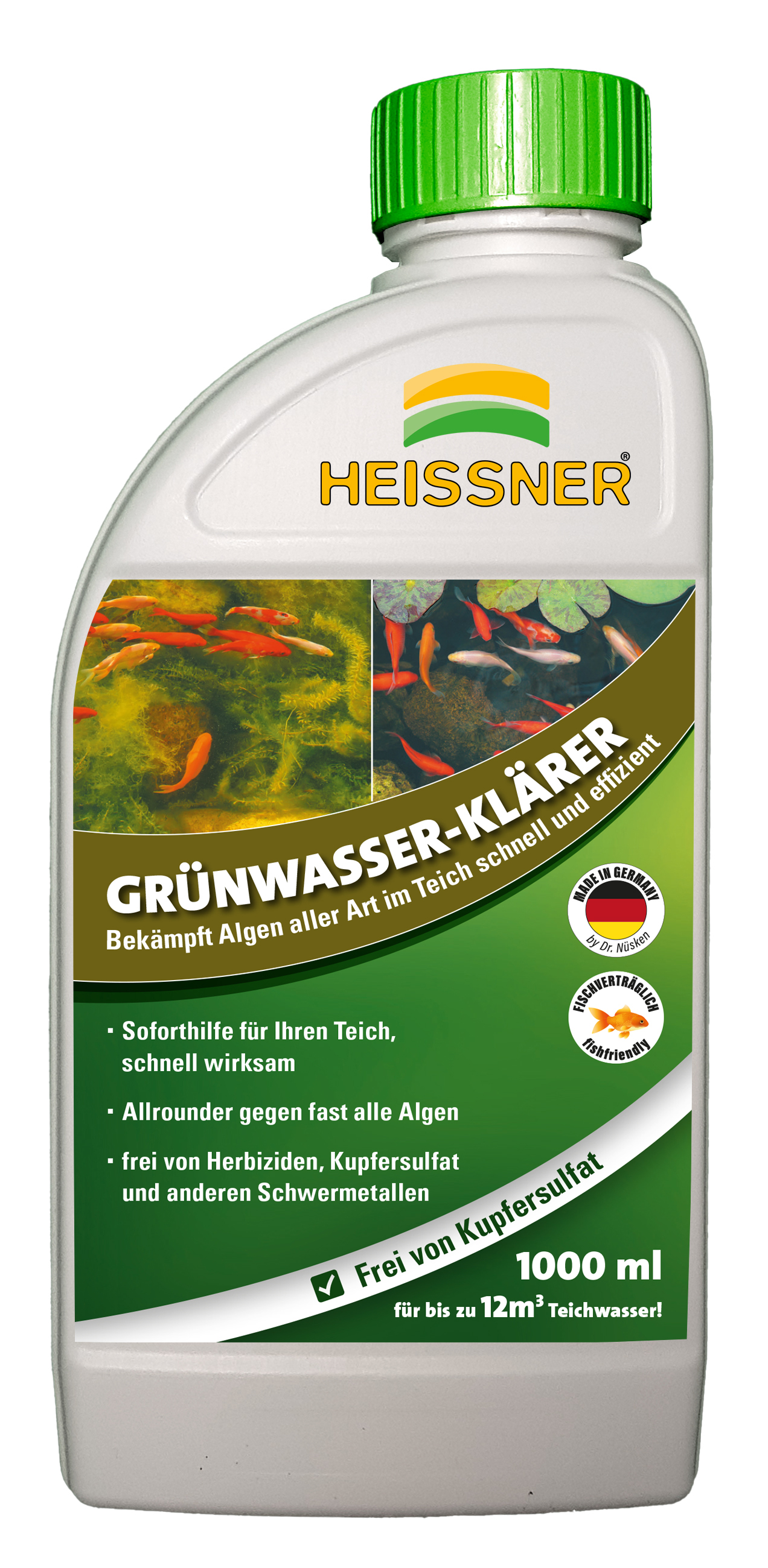 Heissner Teichpflege "GRÜNWASSER-KLÄRER", 1000ml