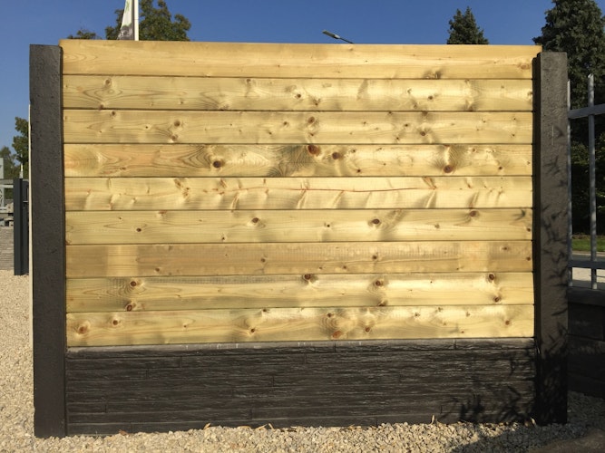 ORIGI WALLS™ Holz Sichtschutz Nut-/Federprofil 2000 mm