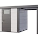 Telluria Metallgerätehaus Classico 2424 mit 170 cm SeitendachBild