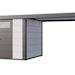 Telluria Metallgerätehaus Classico 2424 mit 280 cm SeitendachBild