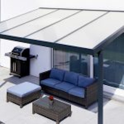 Gutta Terrassendachsystem Premium weiß/anthrazit