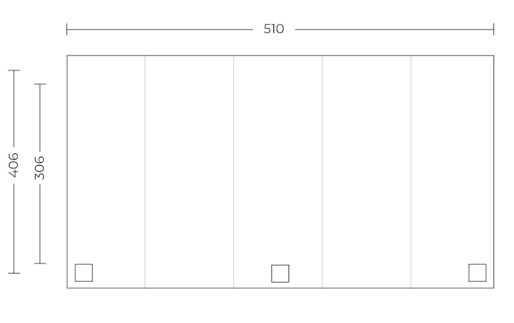 Gutta Terrassendachsystem Pro weiß/anthrazit