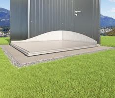 Stellfuß-Fundament SmartBase für Biohort Gerätehaus Highline/Panorama mit Einzeltür oder Doppeltür