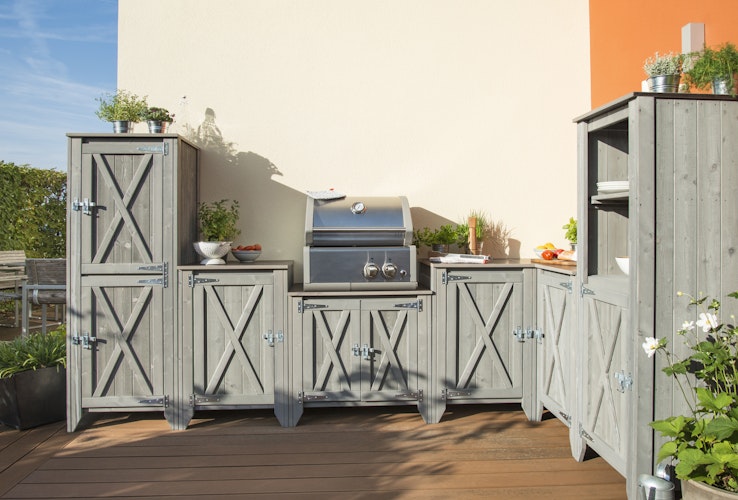 BM TYP 564 Outdoorküche Sideboard offen, schmal Bild