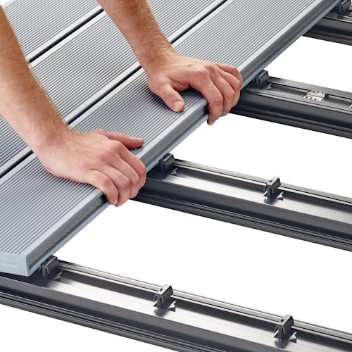 UPM ProFi Design Deck 150 Click Aluminiumschiene