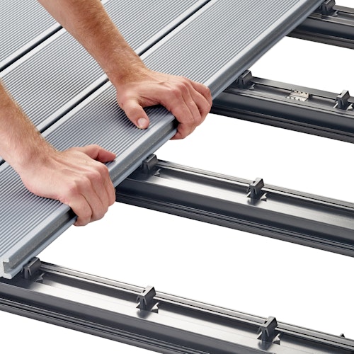 UPM ProFi Design Deck 150 Click Aluminiumschiene