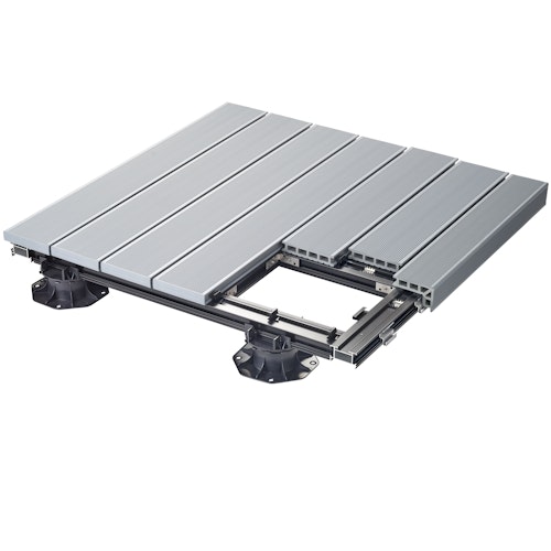 UPM ProFi Design Deck 150 Click Aluminiumschiene