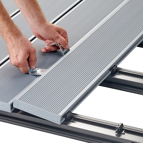 UPM ProFi Design Deck 150 Click Aluminiumschiene