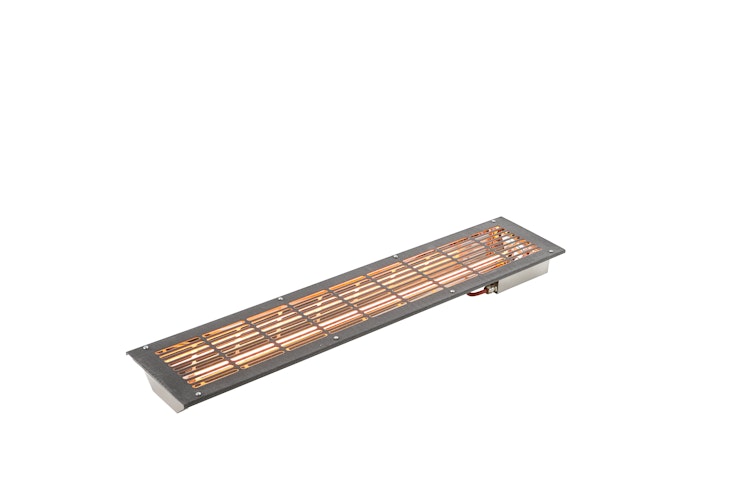 Infraworld VITALlight-IPX4 Infrarotstrahler-Set anthrazit Easy Control: silbergrau- gerader Einbau