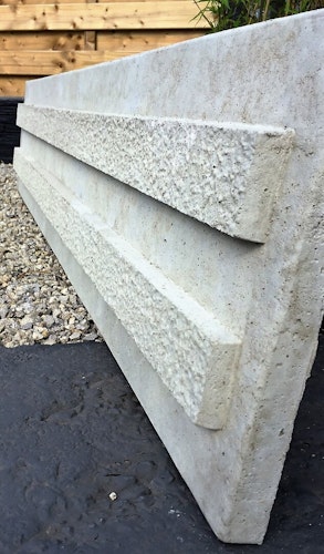 ORIGI WALLS Beton Sichtschutz Natural verstärkte Platte 395 x 2000 mm Bild