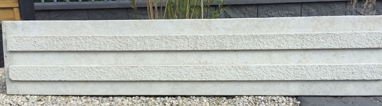 ORIGI WALLS Beton Sichtschutz Natural verstärkte Platte 395 x 2000 mm Bild