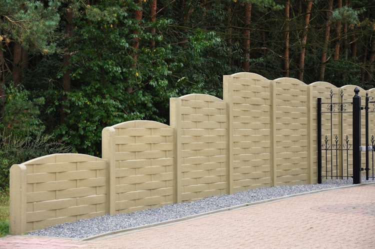 ORIGI WALLS™ Beton Sichtschutz FLECHT 395 x 2000 mm  Bild