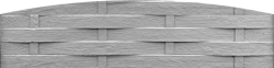 ORIGI WALLS™ Beton Sichtschutz Bogen FLECHT 395/495 x 2000 mm 