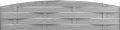 ORIGI WALLS™ Beton Sichtschutz Bogen FLECHT 395/495 x 2000 mm Vorschaubild