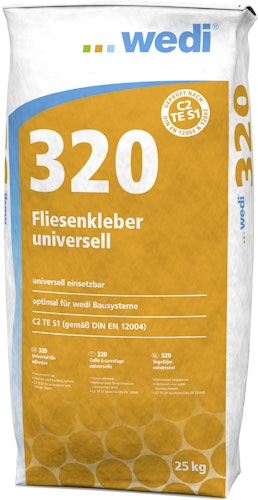 Wedi 320 Fliesenkleber Flexibel, 25 kg