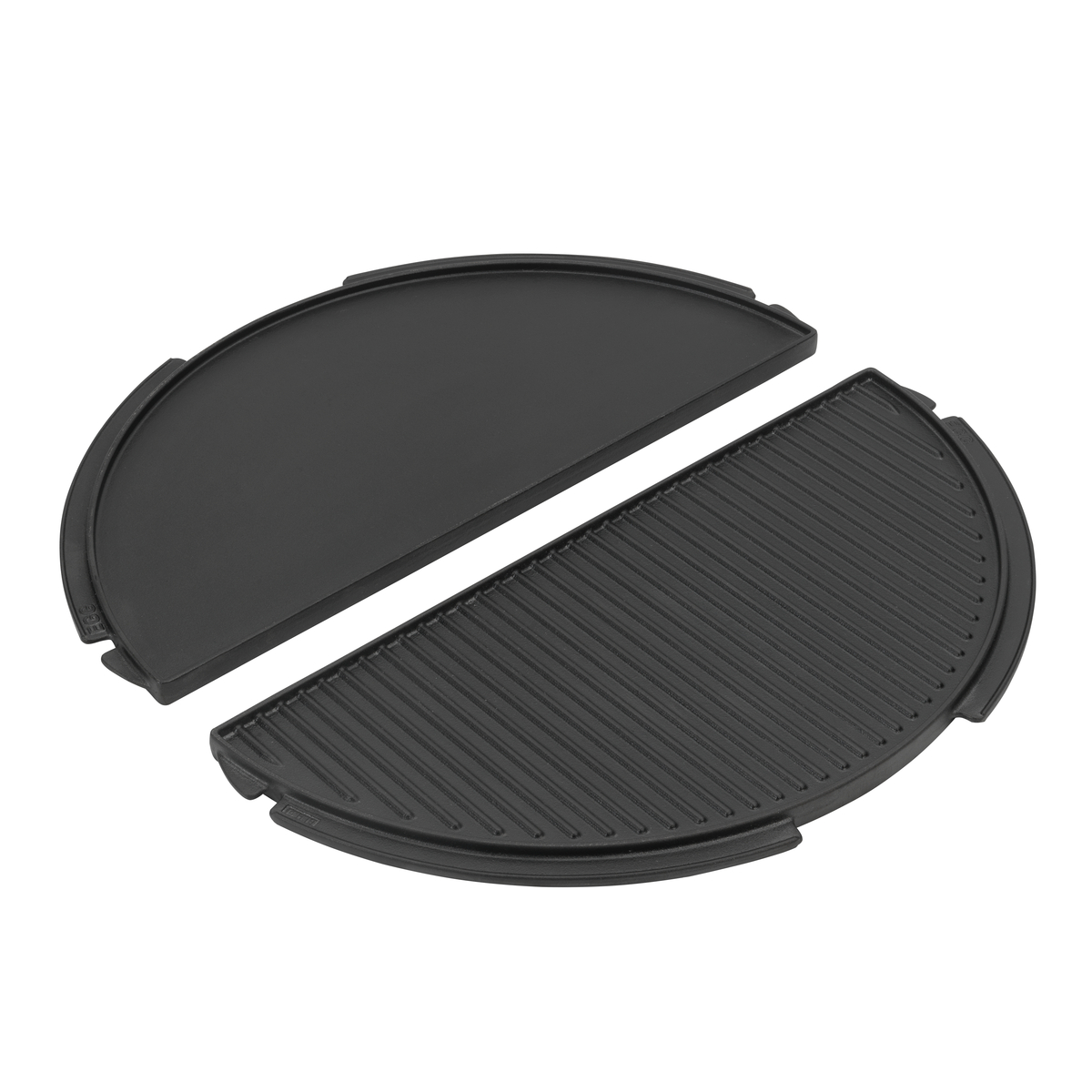 Vorschaubild Galerie Big Green Egg Halbrunde Grillplatte aus Gusseisen für XLarge
