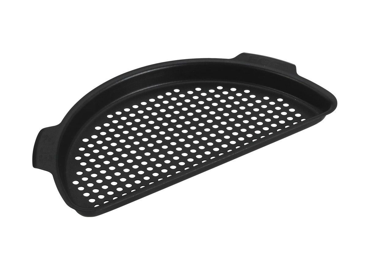 Big Green Egg Gelochte halbrunde Grillplatte für Large