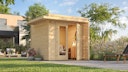Vorschaubild Weka Design Gartenhaus Pure Garden Amberley - 19 mm inkl. gratis Dachbahnen