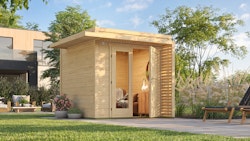 Weka Design Gartenhaus Pure Garden Amberley - 19 mm inkl. gratis Dachbahnen