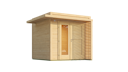 Vorschaubild Weka Design Gartenhaus Pure Garden Amberley - 19 mm inkl. gratis Dachbahnen