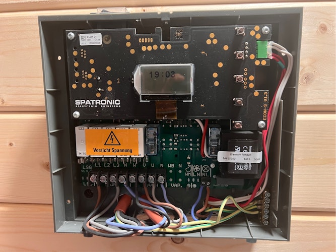 Karibu 9 kW Saunaofen finnisch anthrazit inkl. Steuergerät EOS Econ D2 (Made in Germany) - Aktionsangebot Bild