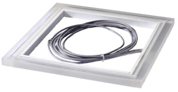 WESERWABEN® LED-Leuchtrahmen für Pfeilerelement - Trend-Line WESERWABEN® LED-Leuchtrahmen für Pfeilerelement - Trend-LineZubehörbild