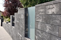 WESERWABEN® Sichtschutz-Glaselement aus ESG-Glas - Vario-Line® Classic WESERWABEN® Sichtschutz-Glaselement aus ESG-Glas - Vario-Line® ClassicZubehörbild