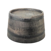 Ubbink Ständer für Regentonne (Modell Whiskey, 120 l) - PE, braun - H30 x Ø57 cm