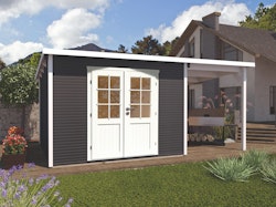 Wolff Finnhaus Gartenhaus Pulti Softline 3030 - 28 mm