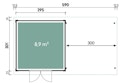 Vorschaubild Wolff Finnhaus Gartenhaus Pulti Softline 3030 - 28 mm