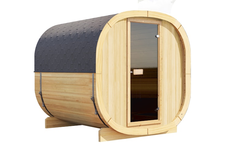 Wolff Finnhaus Gartensauna Colm 2123 Bausatz naturbelassen - 42 mm