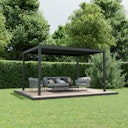 Vorschaubild Ximax Lamellendach Pergola Shade freistehend Bild