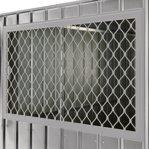 Globel Seitenfenster 75x124 cm, silber metallic, für Skillion, Lean To, Dream