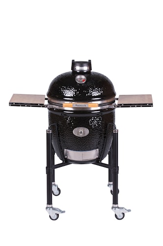 Monolith Grill CLASSIC PRO SERIE 2.0 BLACK mit Gestell und Seitentisch