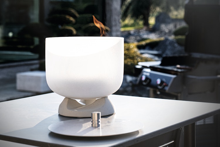 QFlame Feuerschale Set Table Concrete Ø 20 cm Bild