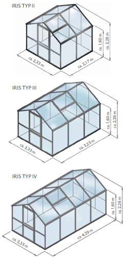 KGT Gewächshaus Iris Typ II Bild