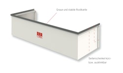 ACO Therm® Aufstockelement (h= 27,5 cm) Komplett-Set - Tiefe 40 cm