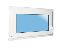 ACO Nebenraum-Fenster mit Dreh-/ und Kippfenster 80x50 cm inkl. Griffoliven
