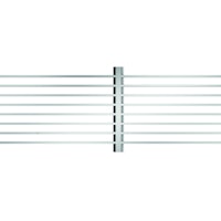 ACO Self® Längsstabrost 3 x 15 mm Stahl verzinkt für Profiline Holzterrassenrinne