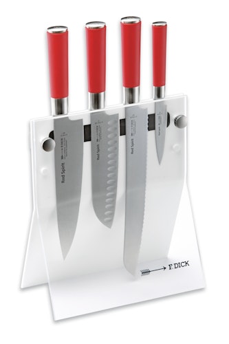 DICK Acryl-Messerblock 4 Knives RED SPIRIT 4-teilig