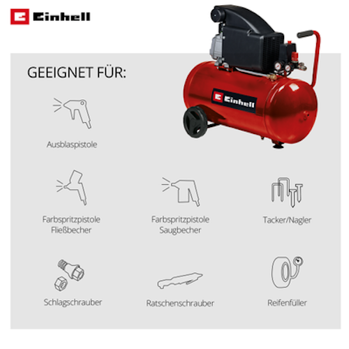 Einhell Kompressor TC-AC 270/50/8 4007360