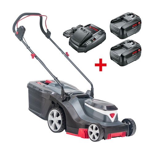 AL-KO 18 V BOSCH HOME AND GARDEN COMPATIBLE Akku-Rasenmäher 3.82 Li Easy inkl. 2 Akkus und Ladegerät