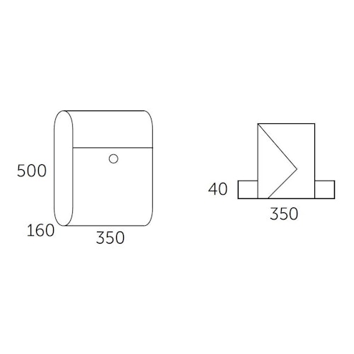 ALLUX 9000 Design Briefkasten